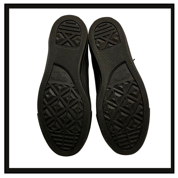 Converse Chuck Taylor Leather High Top Sneakers “Total Eclipse” - Picture 9 of 13